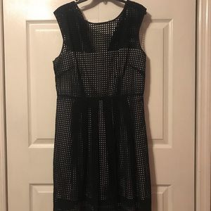 Black and white dress